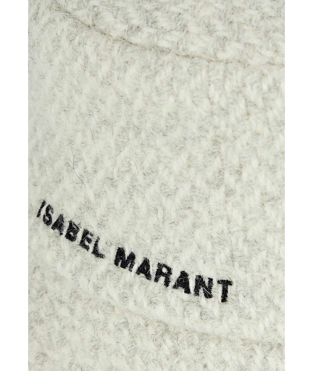 ISABEL MARANT Бежевая шерстяная панама, фото 2