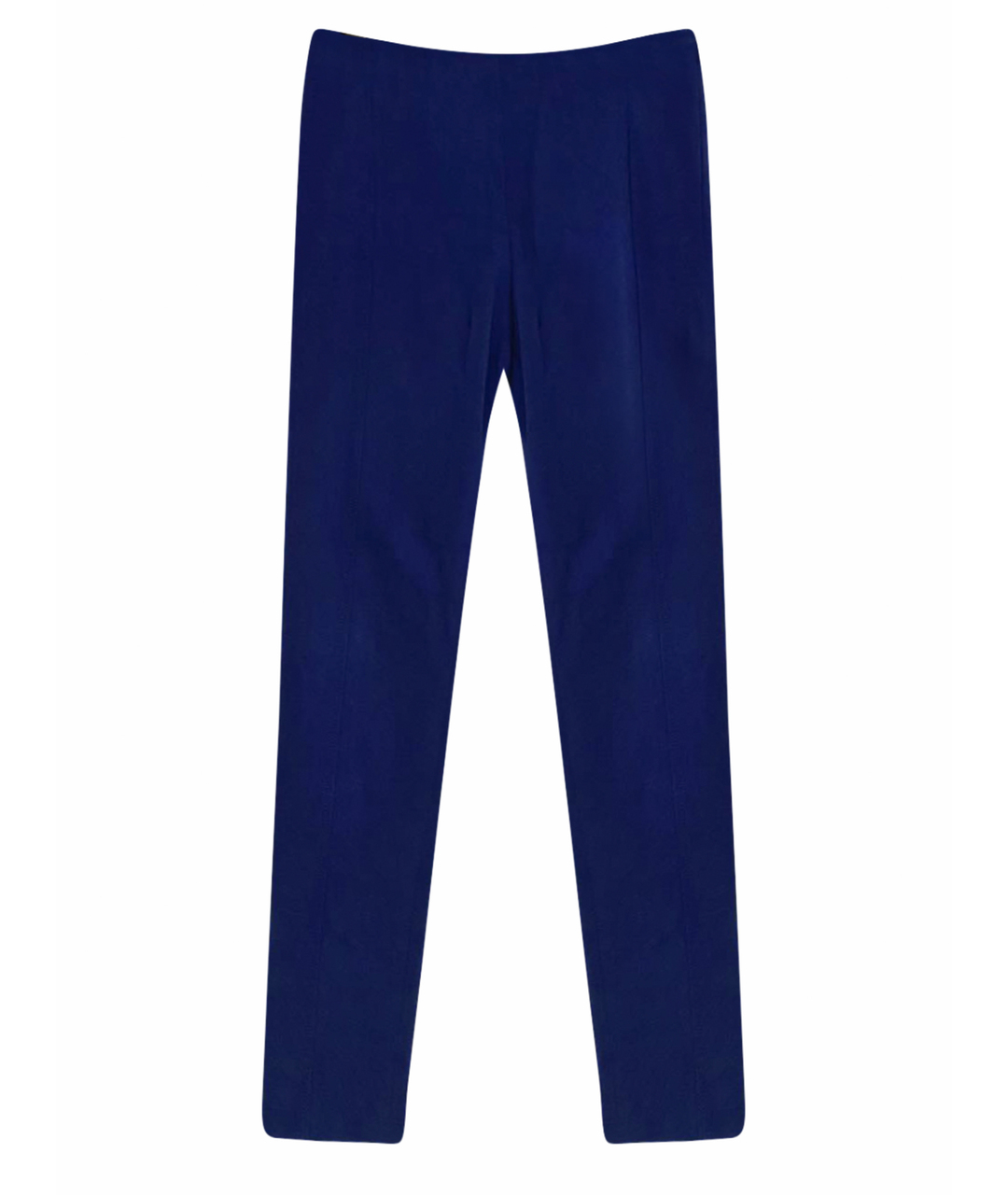 JOSEPH Синие хлопко-эластановые прямые брюки, фото 1