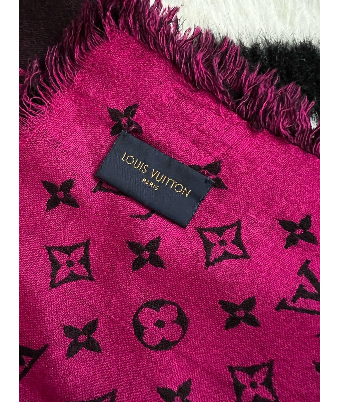 LOUIS VUITTON Мульти шерстяной шарф, фото 3