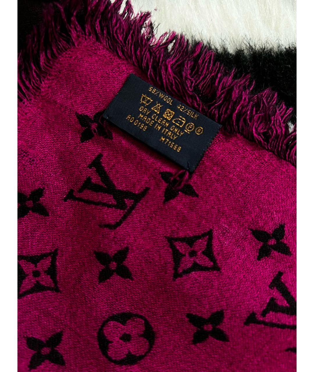 LOUIS VUITTON Мульти шерстяной шарф, фото 5