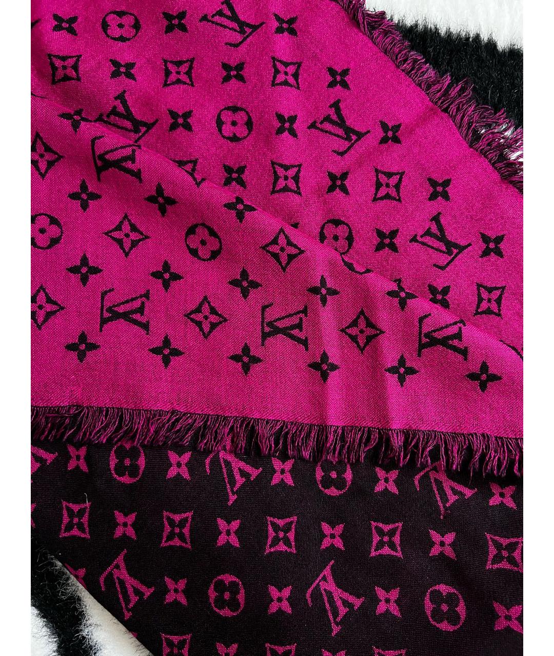 LOUIS VUITTON Мульти шерстяной шарф, фото 2