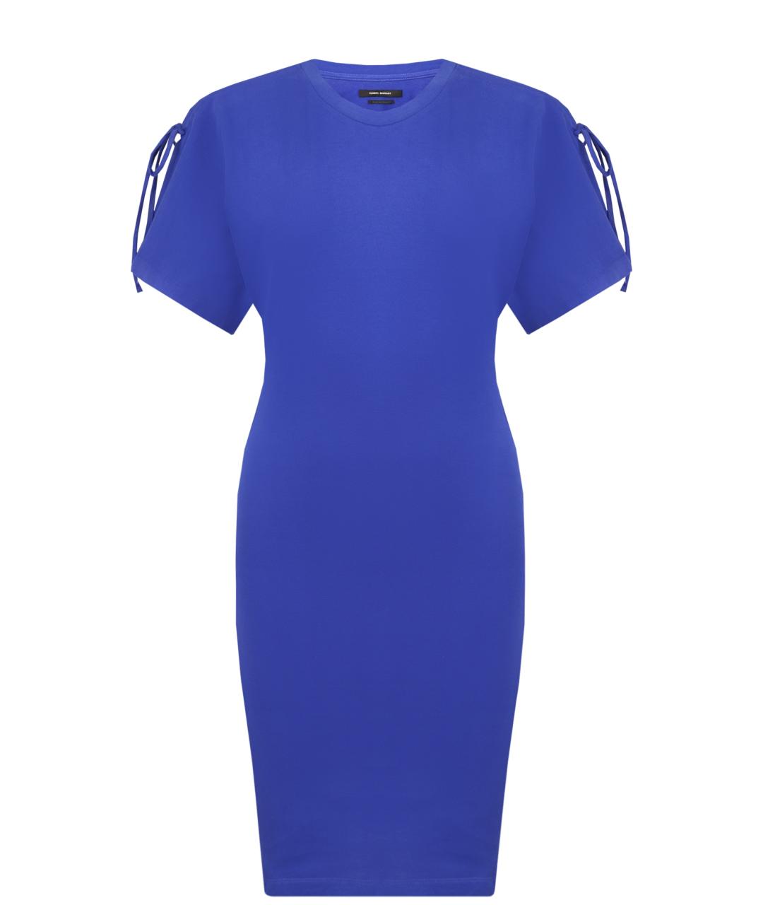 ISABEL MARANT Синее хлопковое коктейльное платье, фото 1