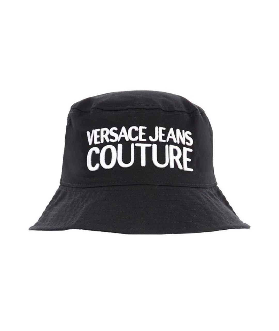 VERSACE JEANS COUTURE Черная хлопковая панама, фото 1