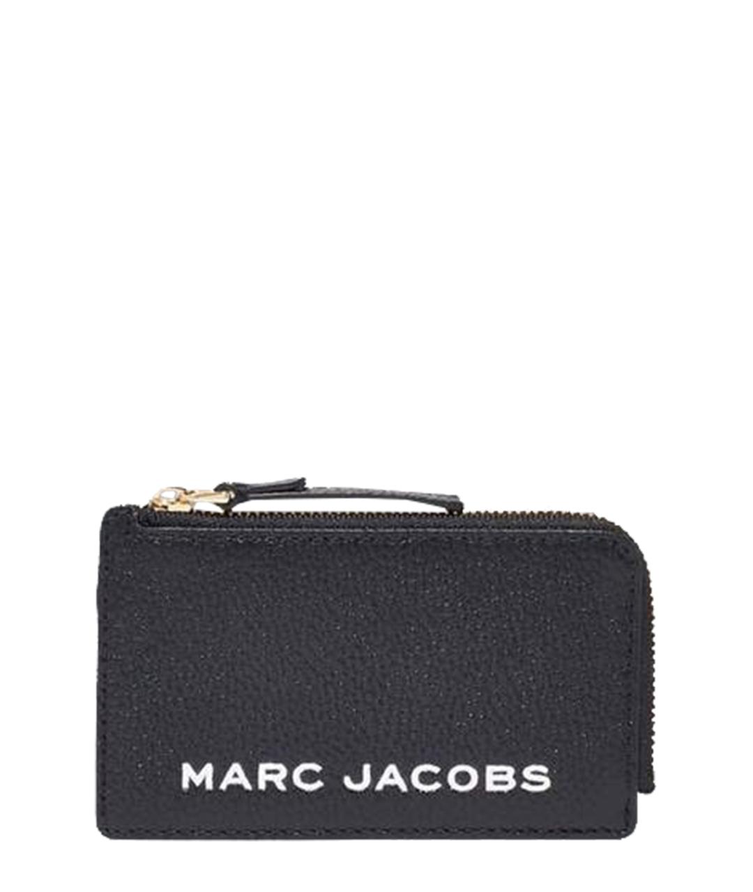 MARC JACOBS Черный кожаный кошелек, фото 1