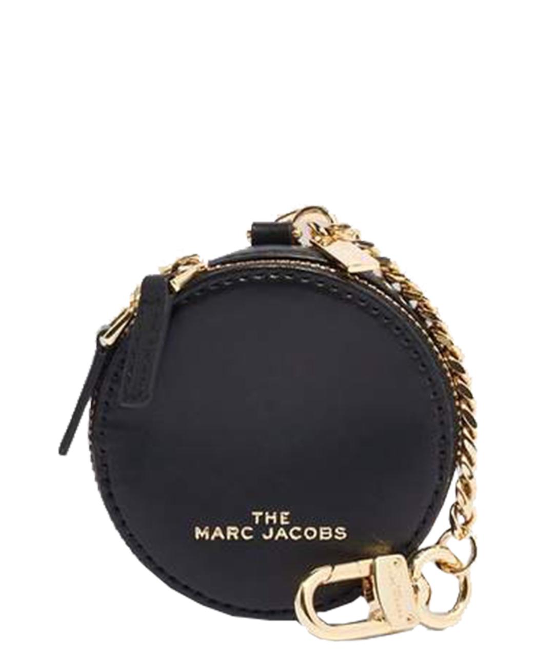 MARC JACOBS Черный кожаный кошелек, фото 1