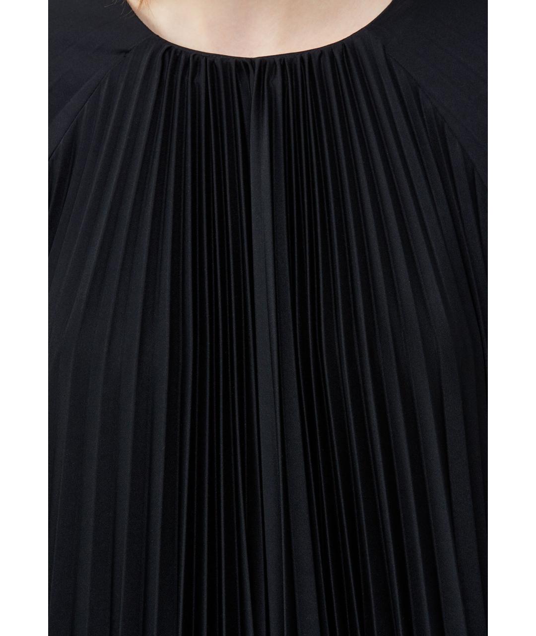 FABIANA FILIPPI Черное полиэстеровое коктейльное платье, фото 4