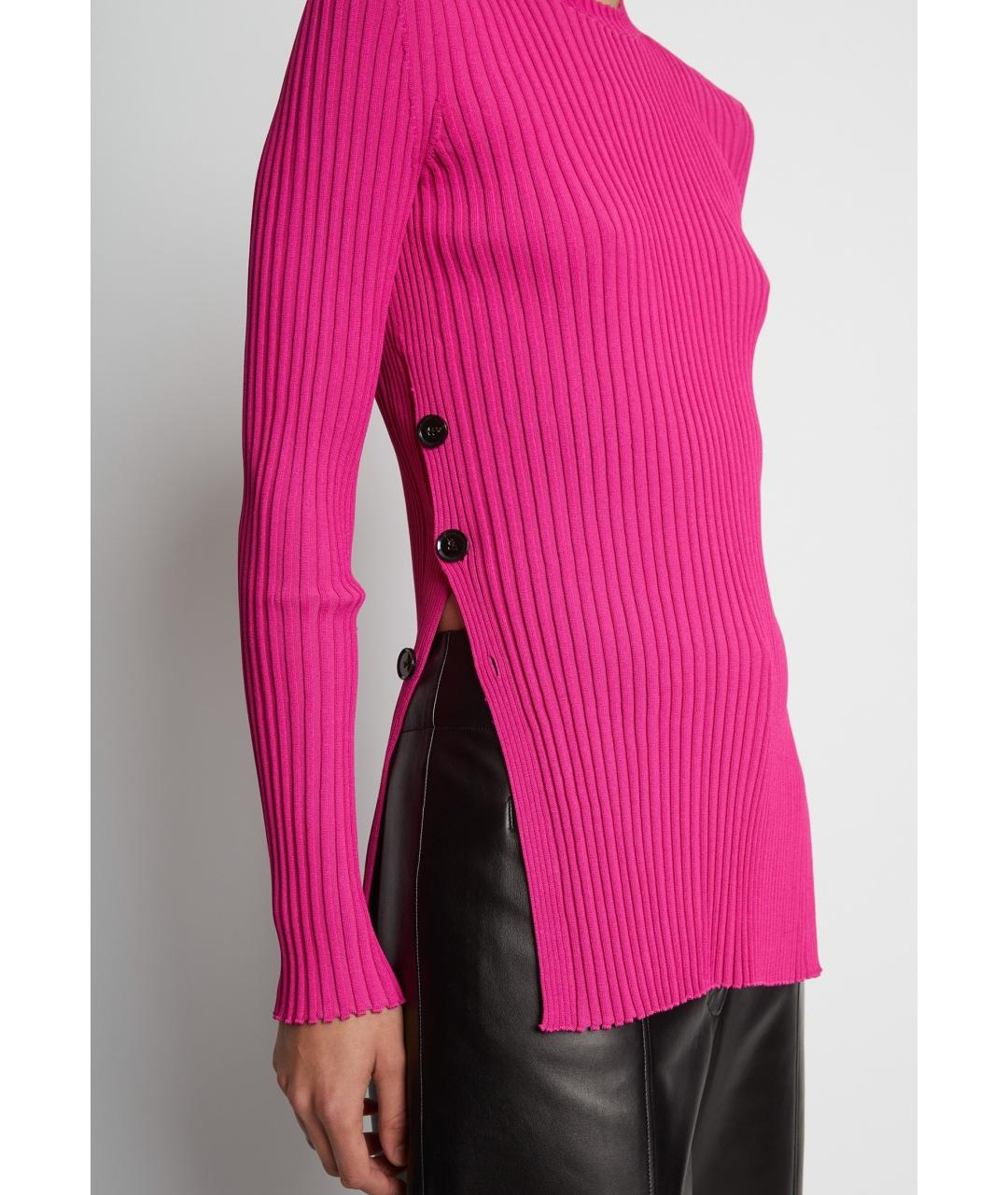 PROENZA SCHOULER Розовый вискозный джемпер / свитер, фото 3