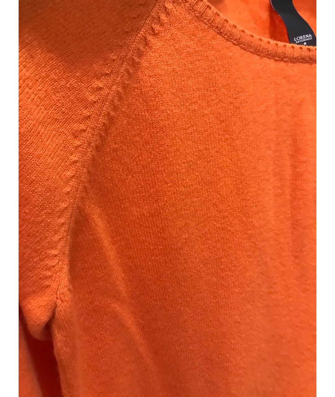 LORENA ANTONIAZZI Оранжевый кашемировый джемпер / свитер, фото 4