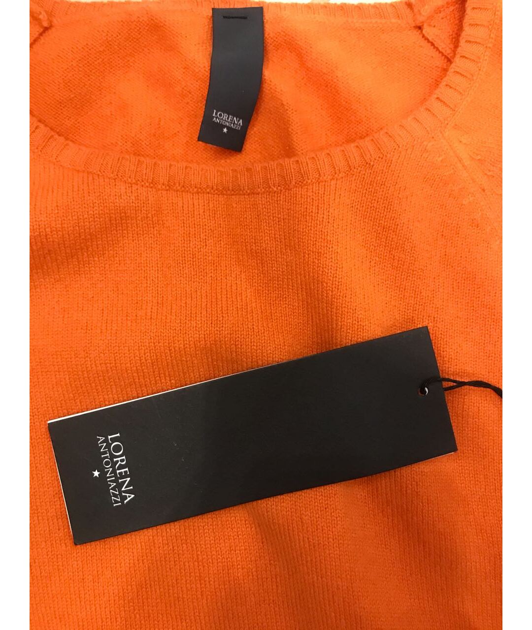 LORENA ANTONIAZZI Оранжевый кашемировый джемпер / свитер, фото 3