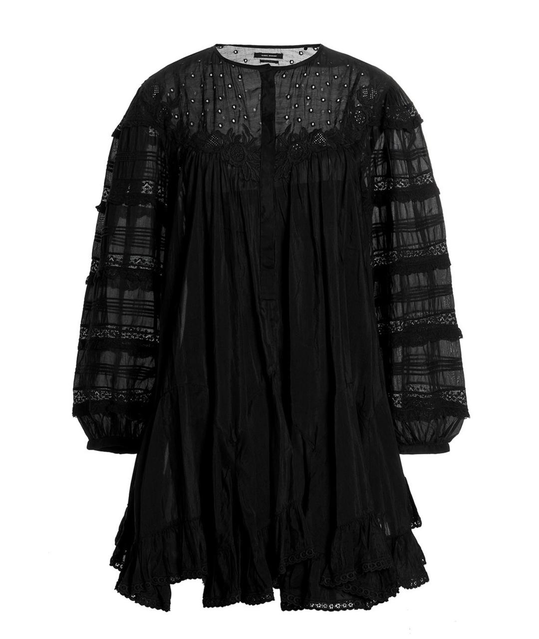ISABEL MARANT Черное хлопковое платье, фото 1