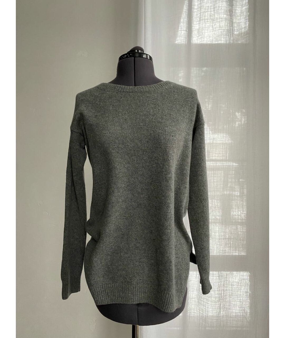 PRADA Серый кашемировый джемпер / свитер, фото 5