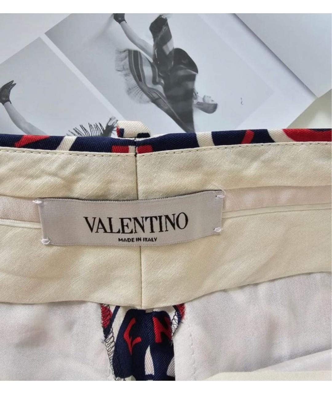 VALENTINO Бордовый шелковый костюм с брюками, фото 6