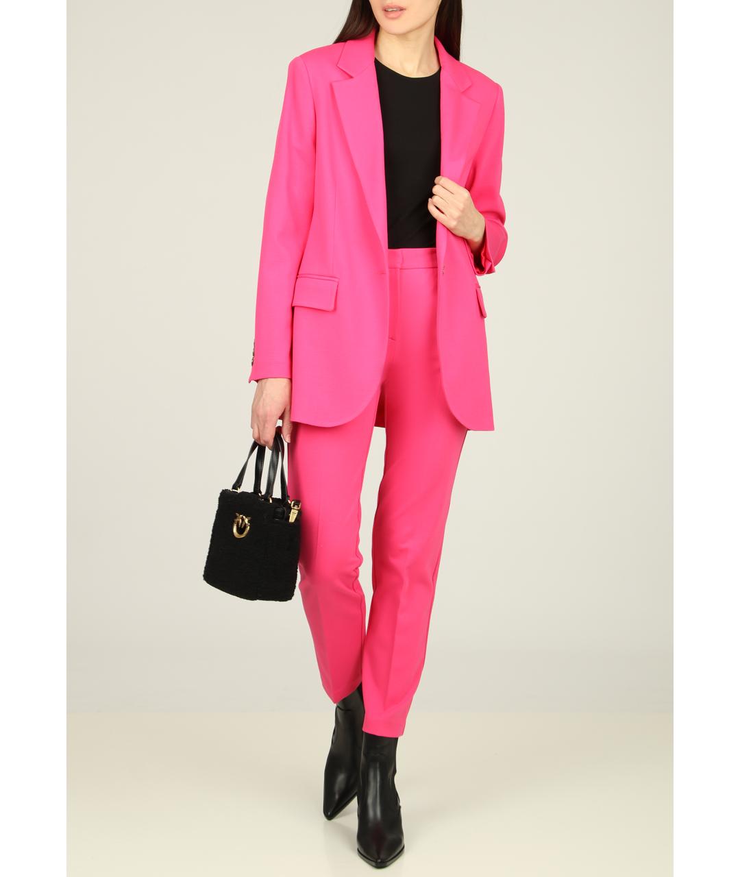 PINKO Розовый полиэстеровый жакет/пиджак, фото 3