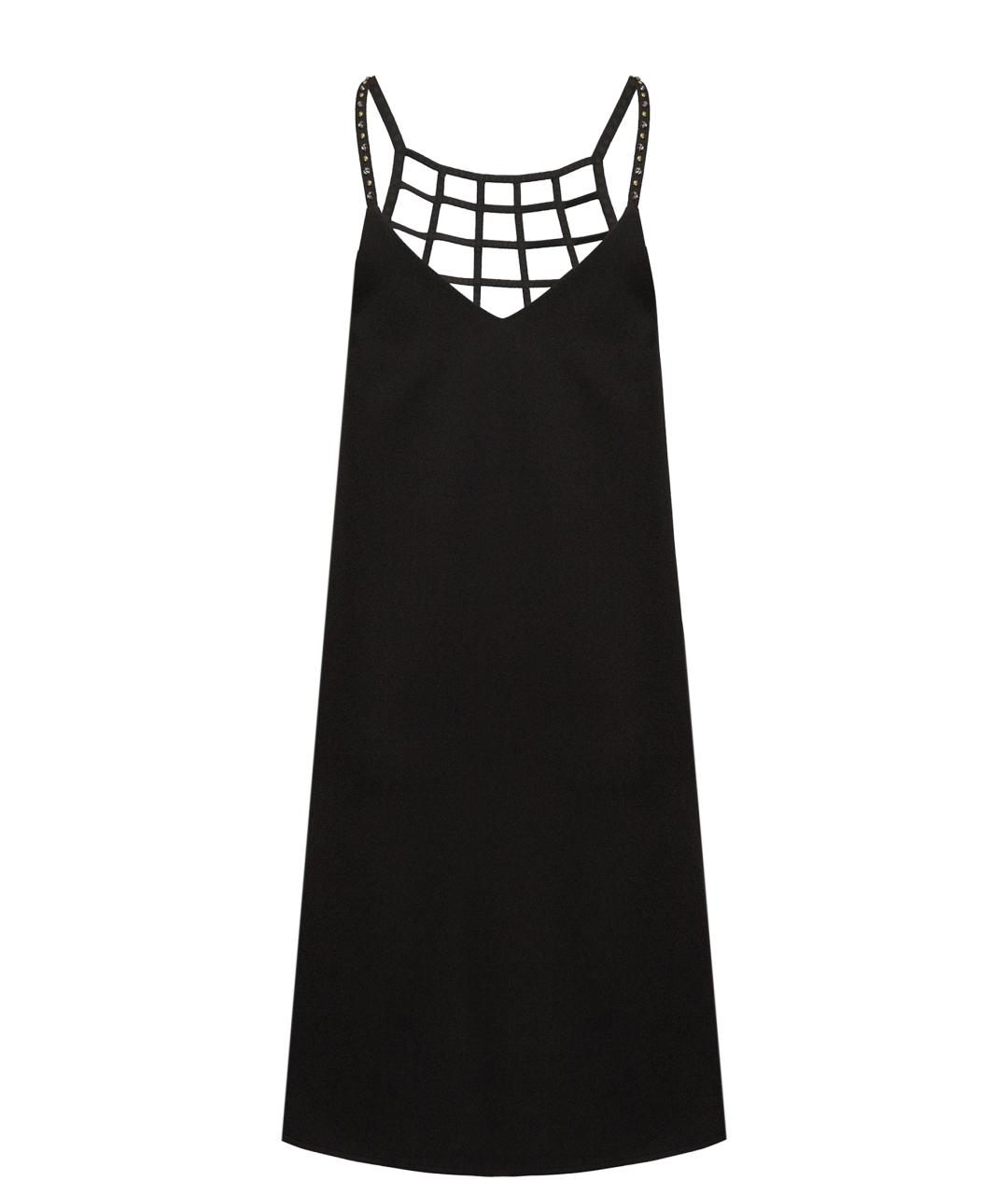 PINKO Черное полиэстеровое платье, фото 1