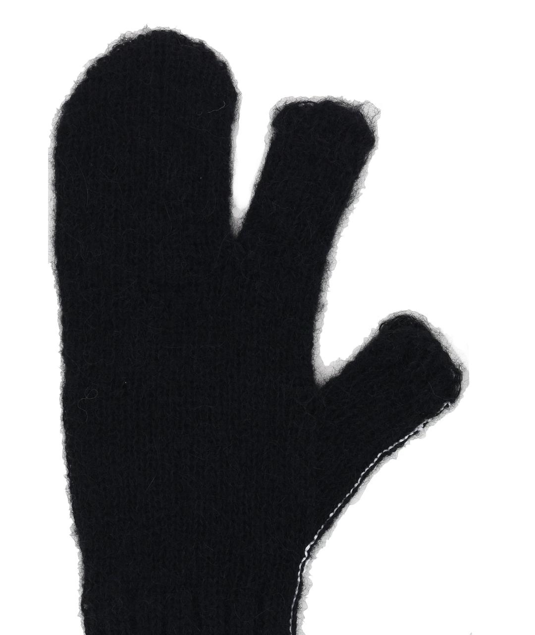 MM6 MAISON MARGIELA Черные перчатки, фото 2