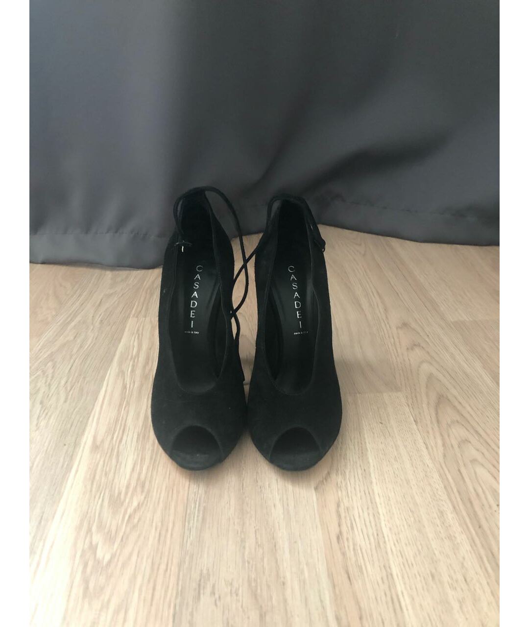 CASADEI Черные замшевые туфли, фото 2