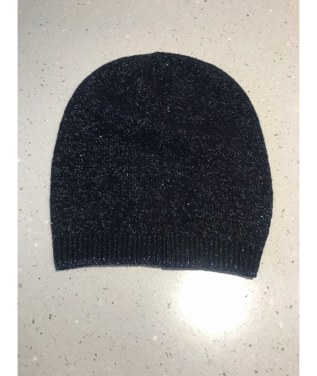 CHANEL PRE-OWNED Темно-синяя кашемировая шапка, фото 2