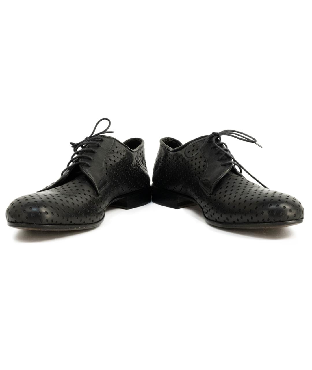 REDWOOD Черные кожаные низкие ботинки, фото 4