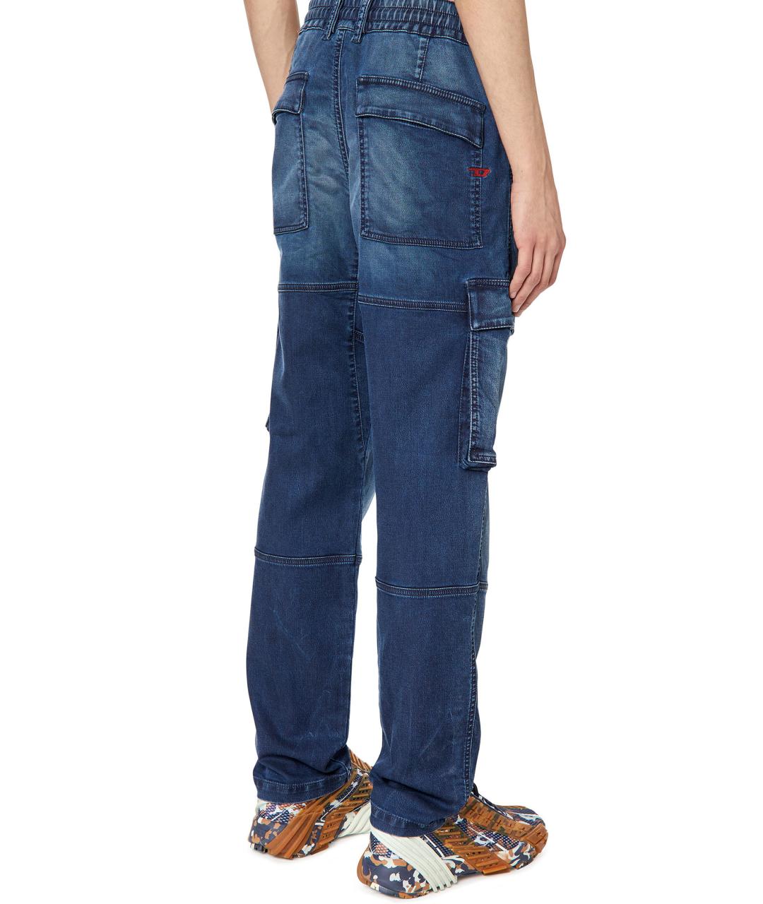 DIESEL Синие прямые джинсы, фото 3