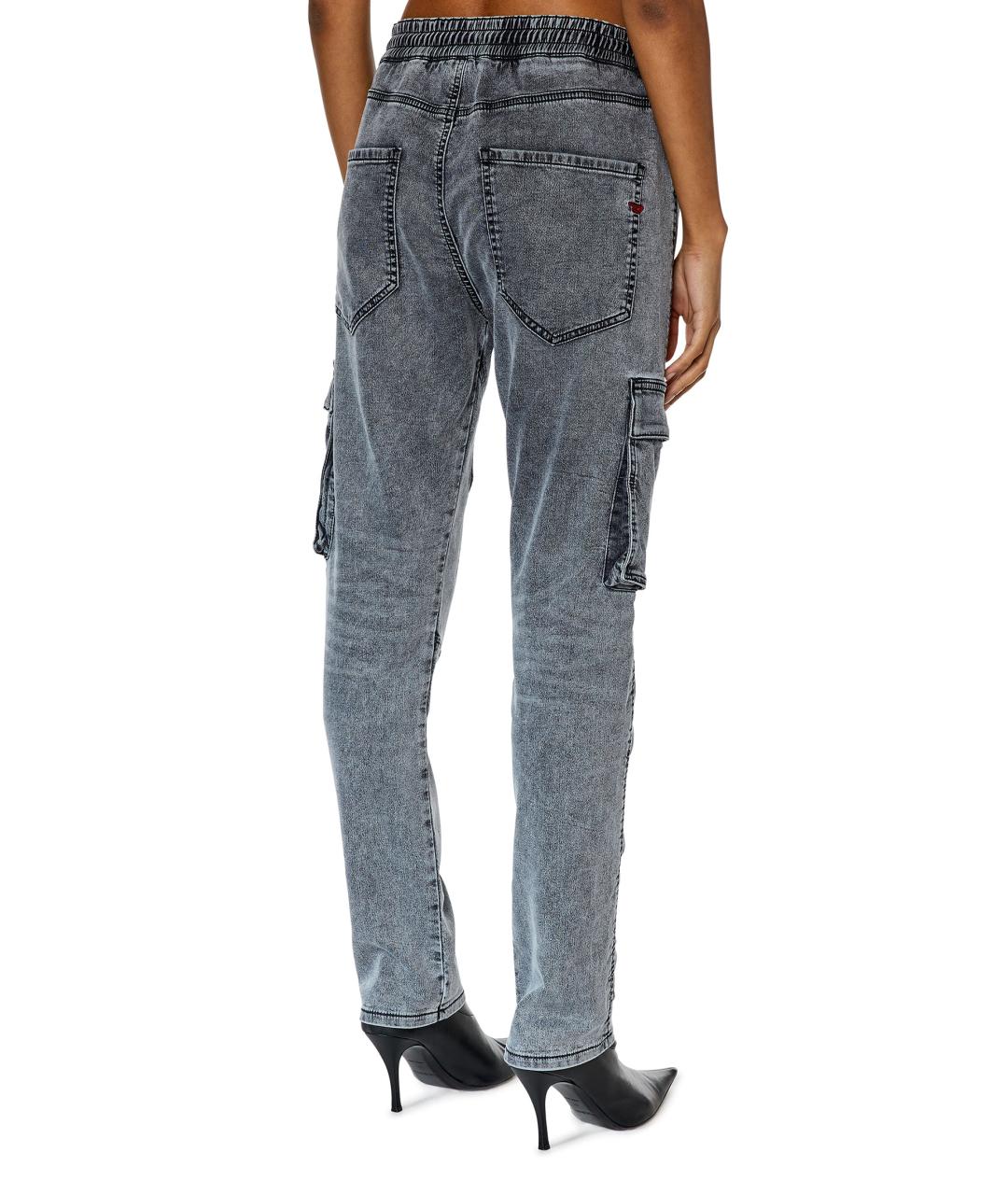 DIESEL Серые прямые джинсы, фото 2