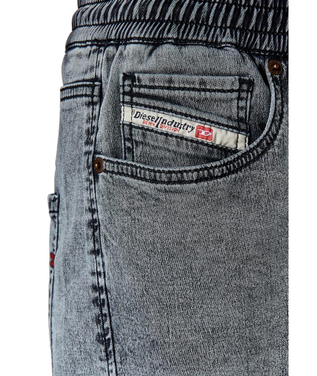 DIESEL Серые прямые джинсы, фото 4