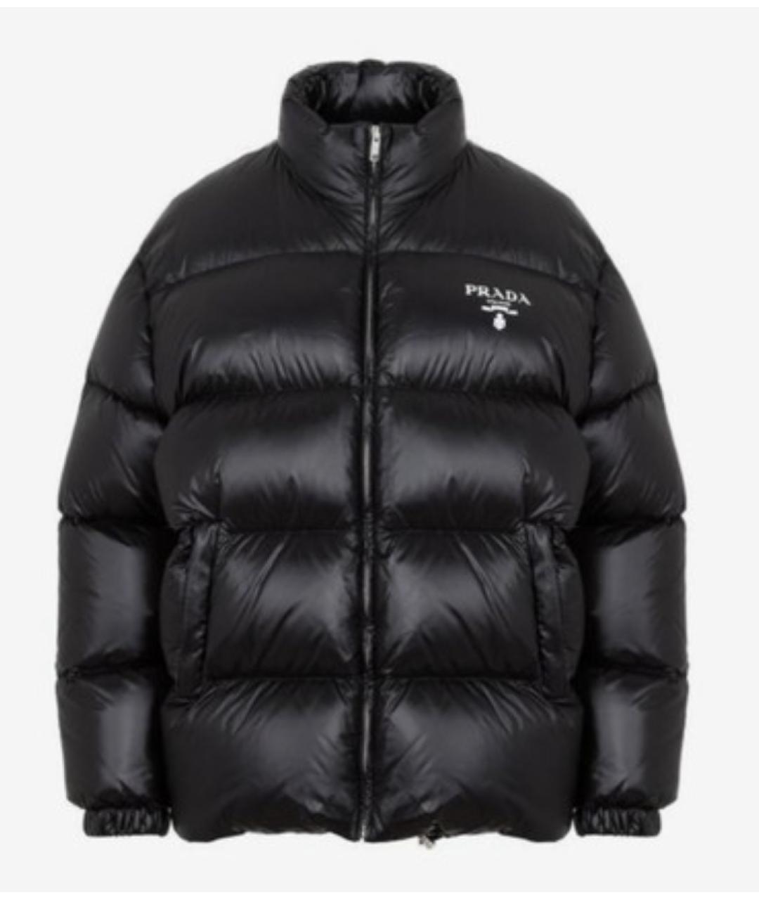 PRADA Черная полиамидовая куртка, фото 10