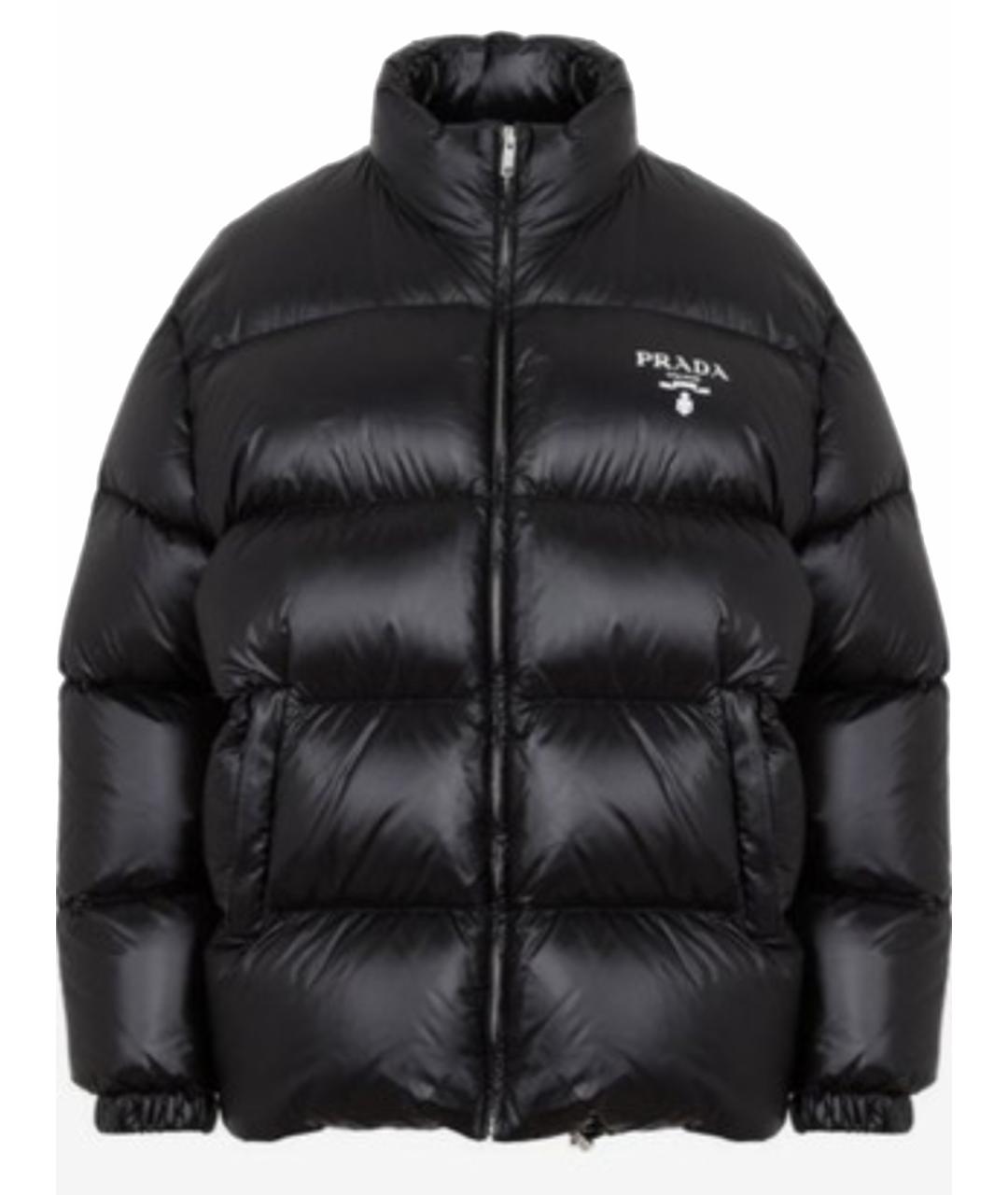 PRADA Черная полиамидовая куртка, фото 1