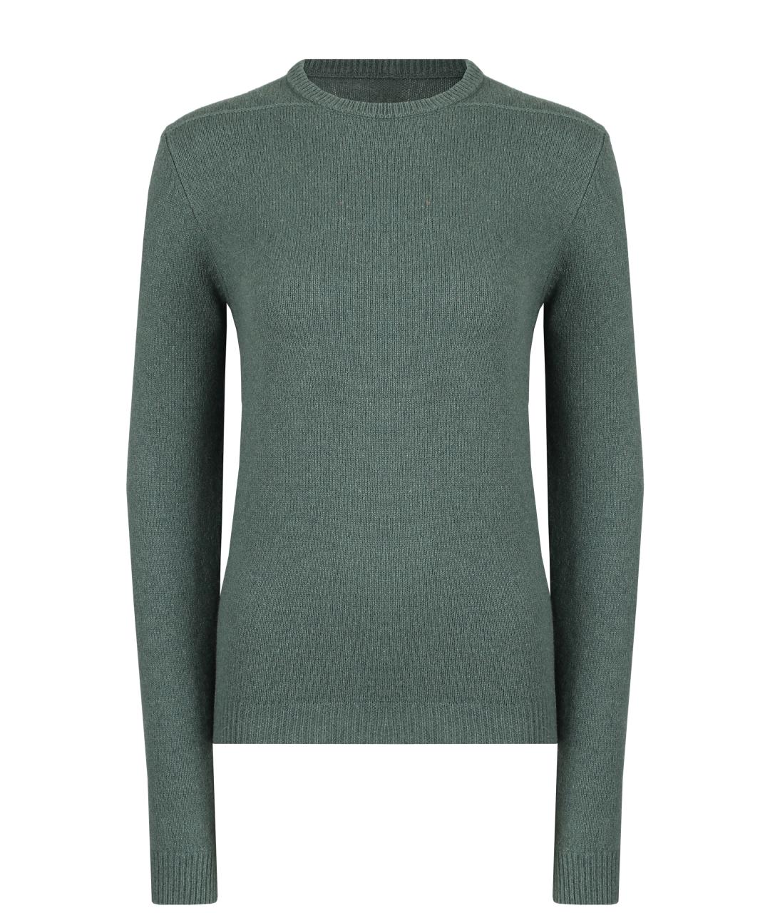 RICK OWENS Зеленый кашемировый джемпер / свитер, фото 1