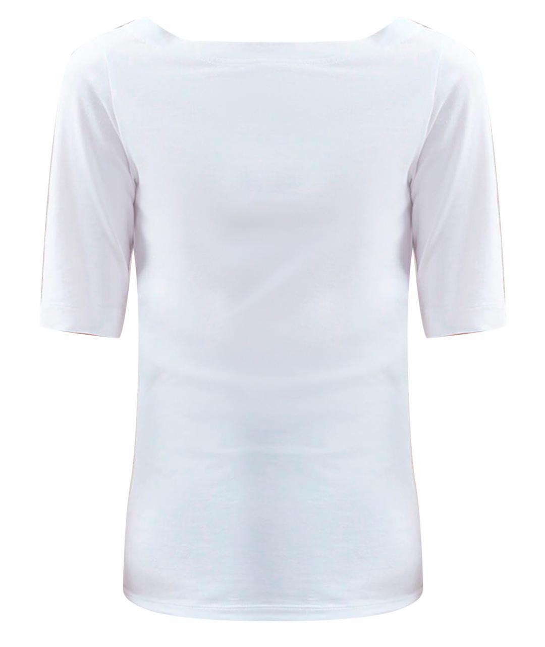 BRUNELLO CUCINELLI Белая хлопковая футболка, фото 1