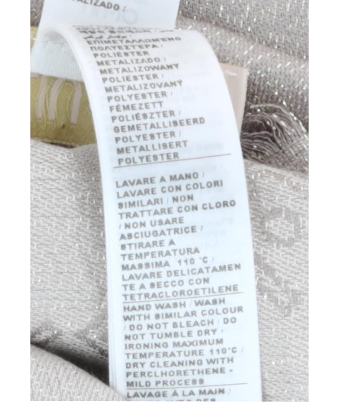 LIU JO Серый платок, фото 3