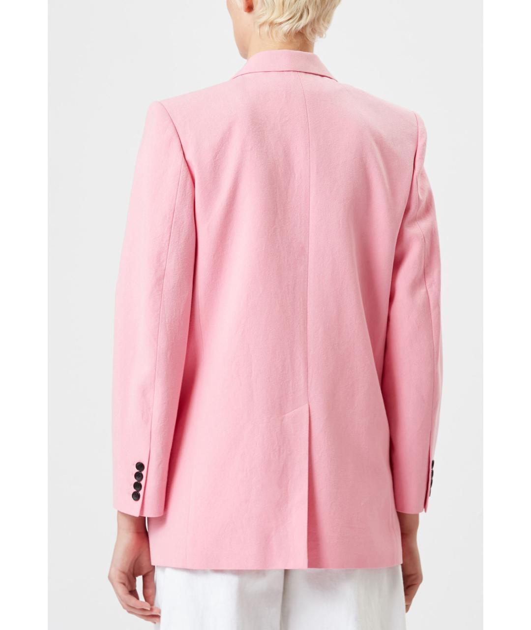 ISABEL MARANT Розовый хлопковый жакет/пиджак, фото 4