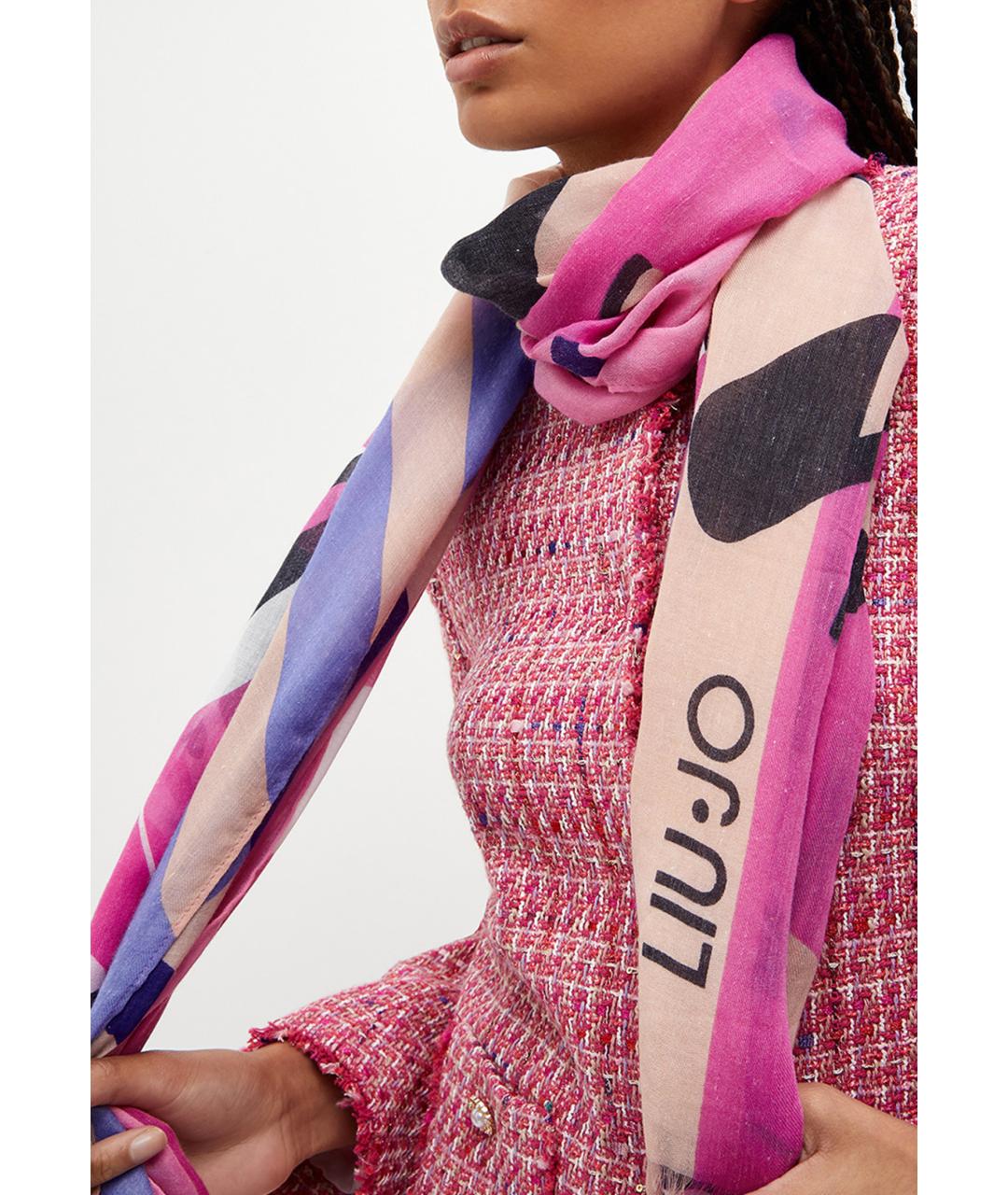LIU JO Розовый платок, фото 4