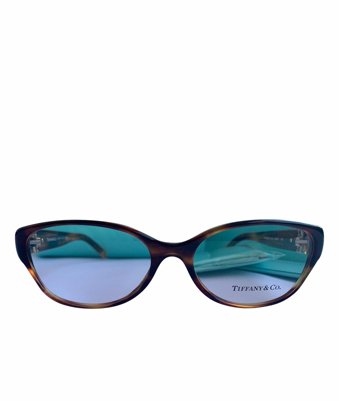 TIFFANY&CO Коричневые пластиковые солнцезащитные очки, фото 1