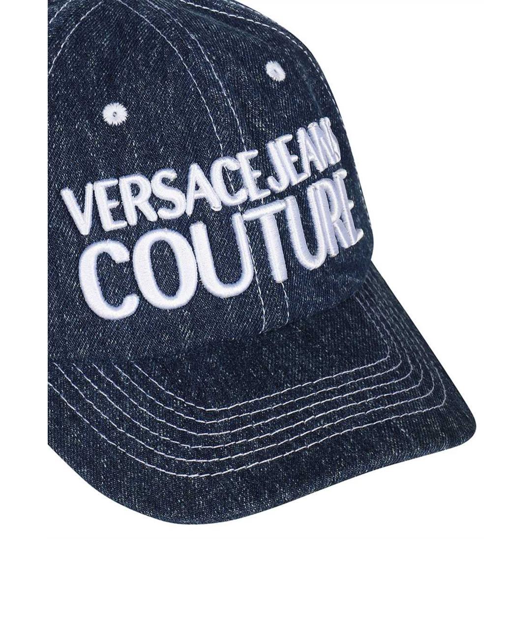 VERSACE JEANS COUTURE Синяя хлопковая кепка/бейсболка, фото 3