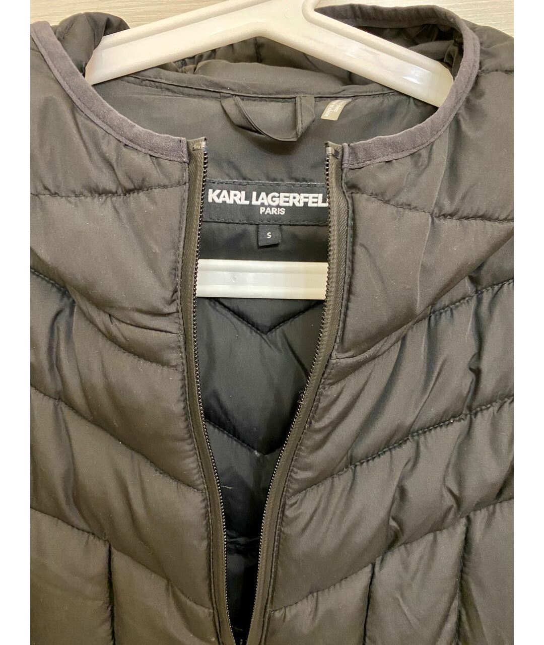KARL LAGERFELD Черная полиэстеровая куртка, фото 2
