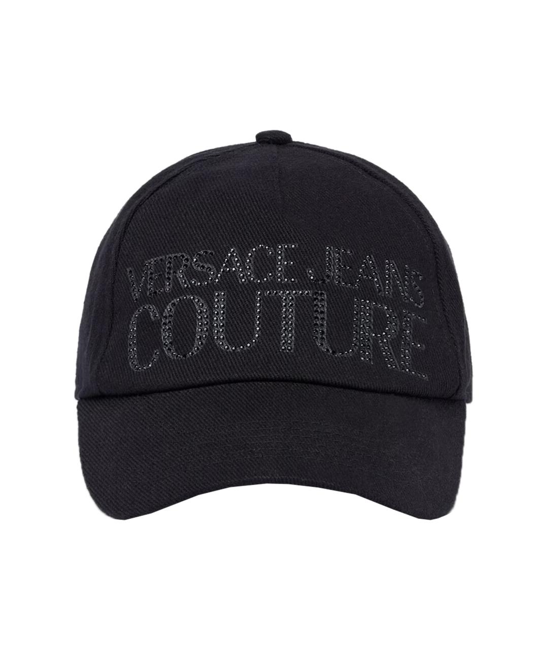 VERSACE JEANS COUTURE Черная хлопковая кепка, фото 1