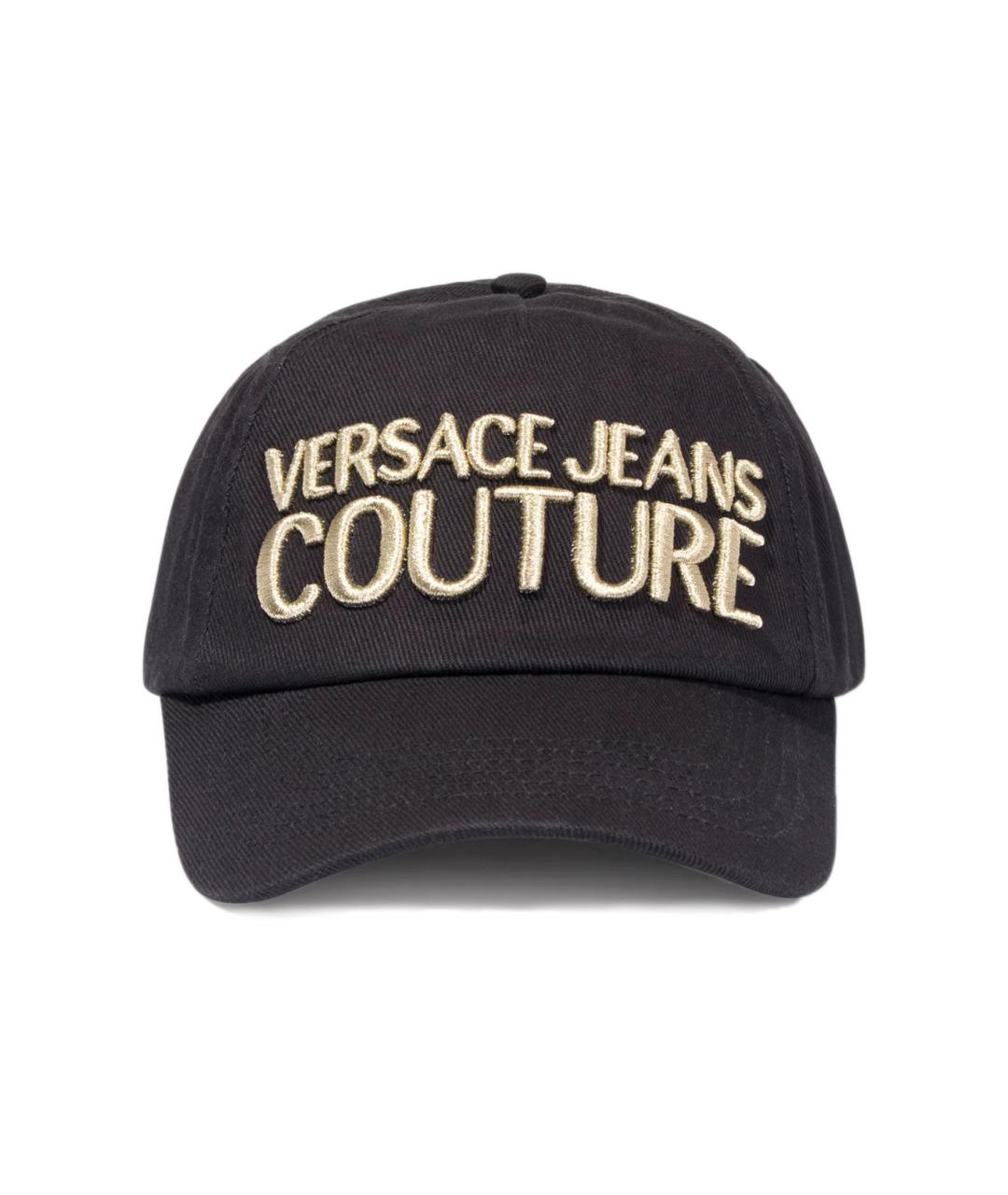 VERSACE JEANS COUTURE Золотая хлопковая кепка, фото 2