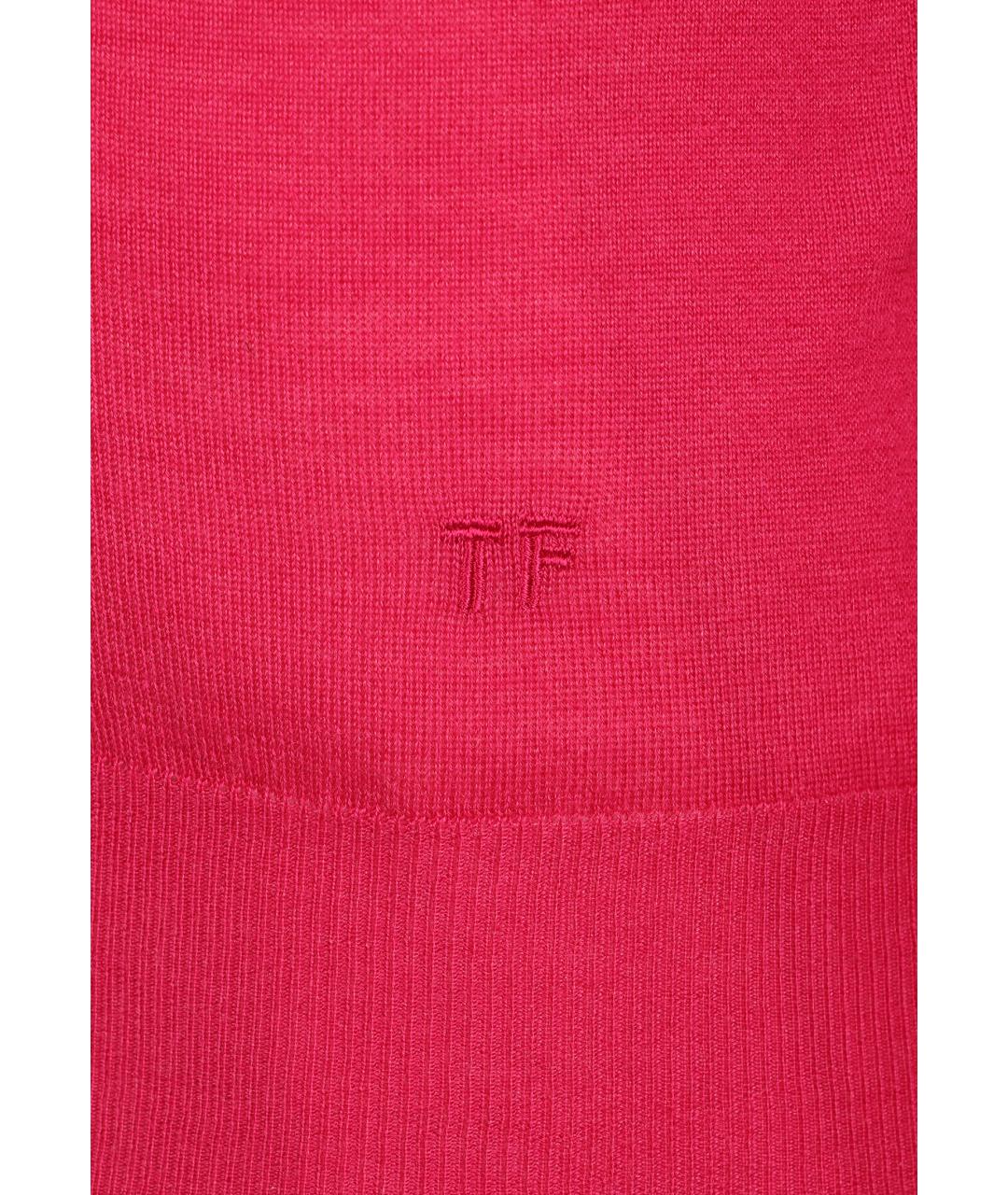 TOM FORD Розовый кашемировый джемпер / свитер, фото 4