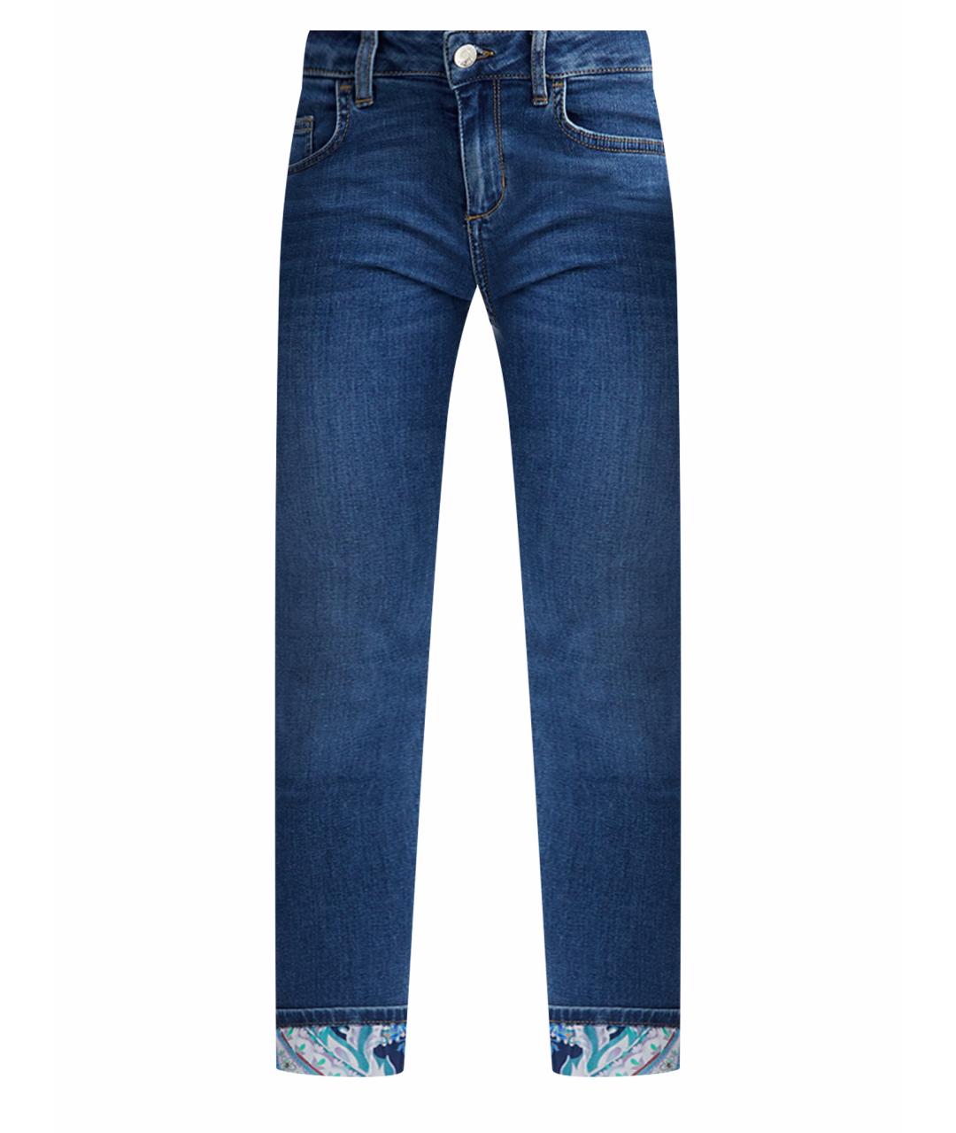 LIU JO Синие хлопковые джинсы слим, фото 1