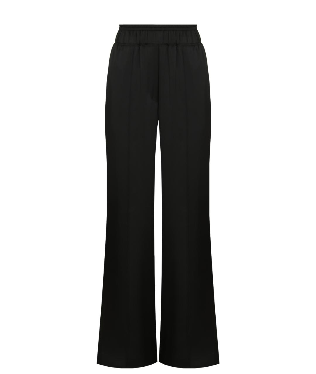 BRUNELLO CUCINELLI Черные полиэстеровые брюки широкие, фото 1