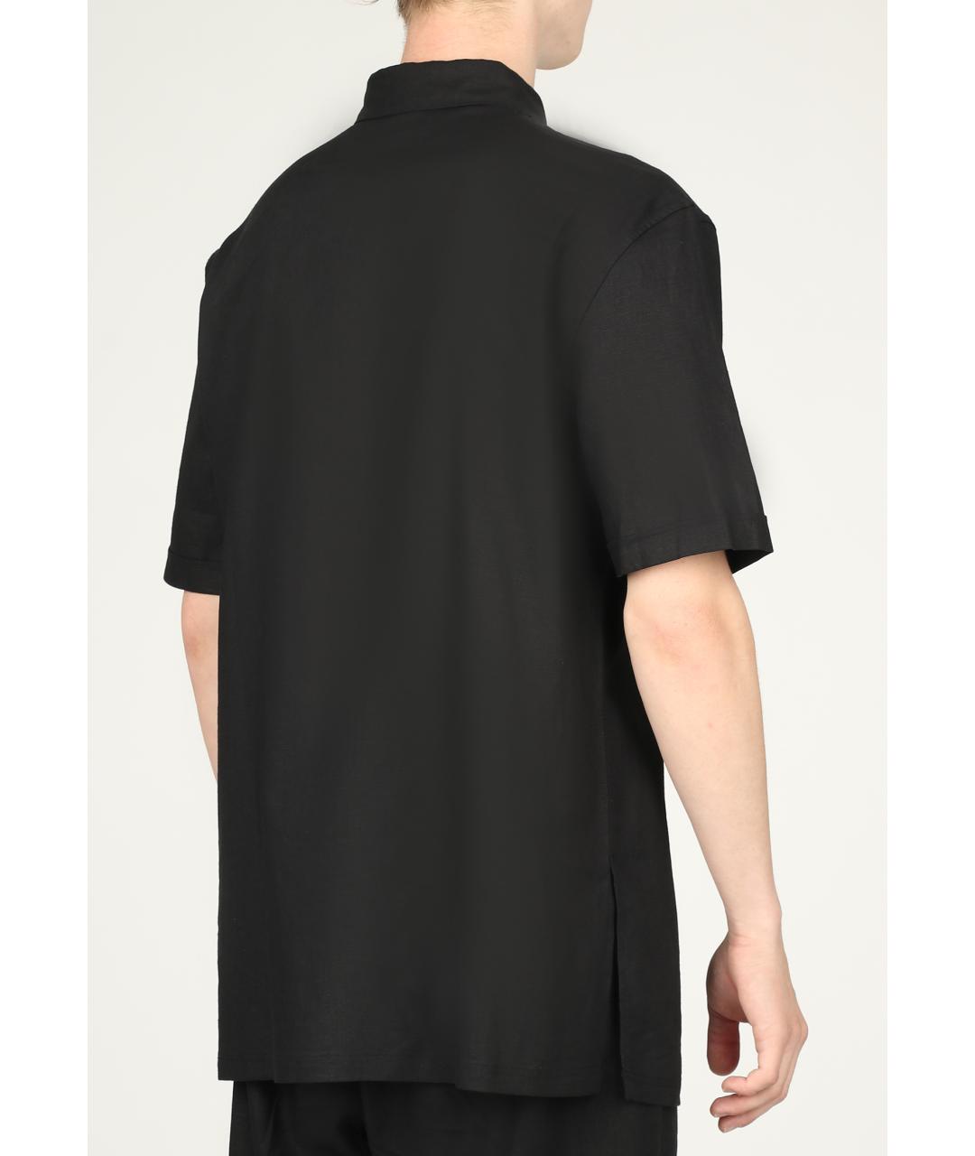 EMPORIO ARMANI Черная кэжуал рубашка, фото 3