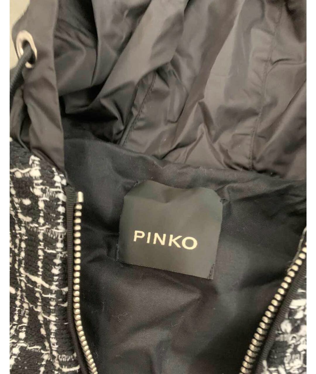 PINKO Черная шерстяная куртка, фото 2