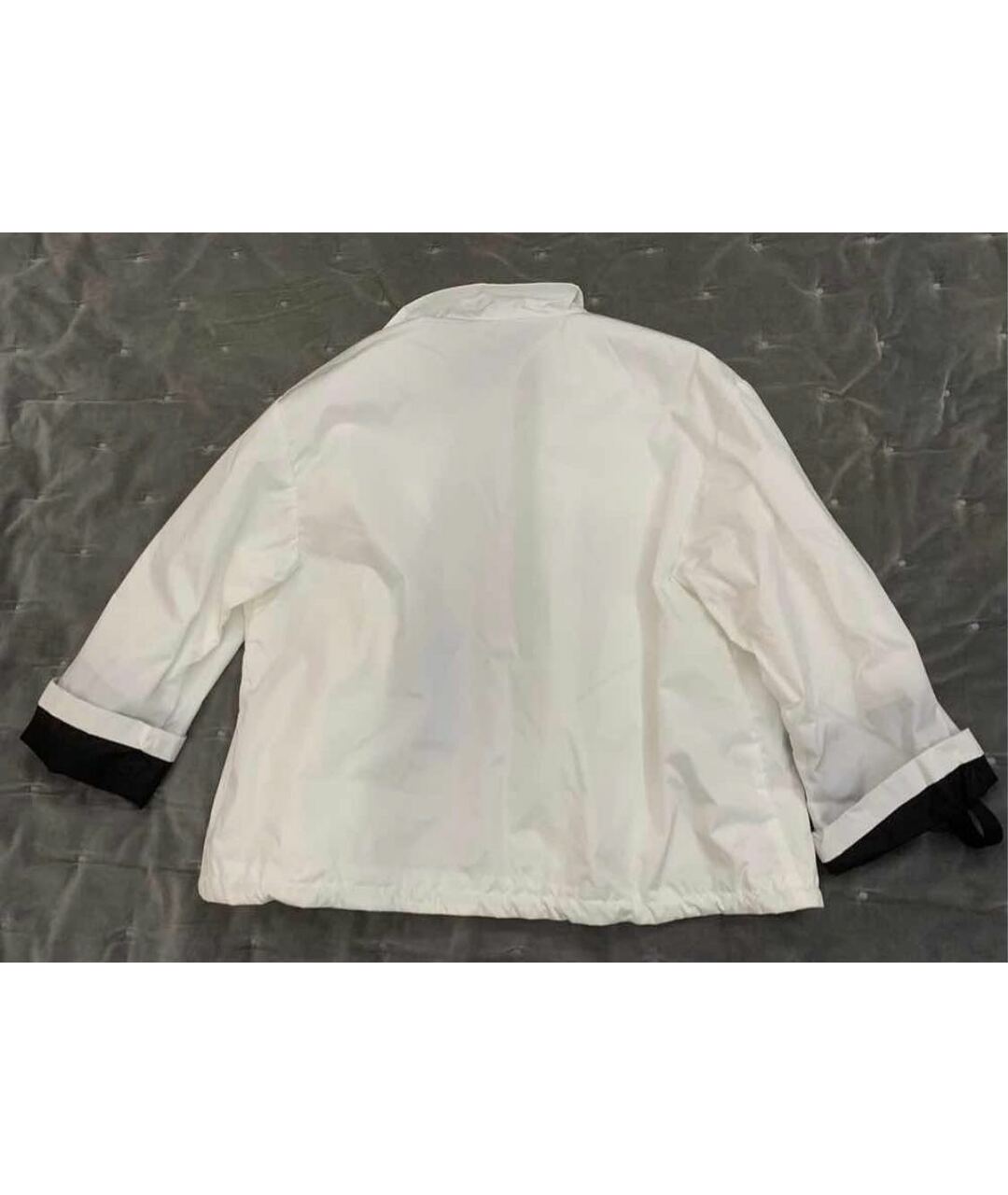 PRADA Белая полиуретановая куртка, фото 2