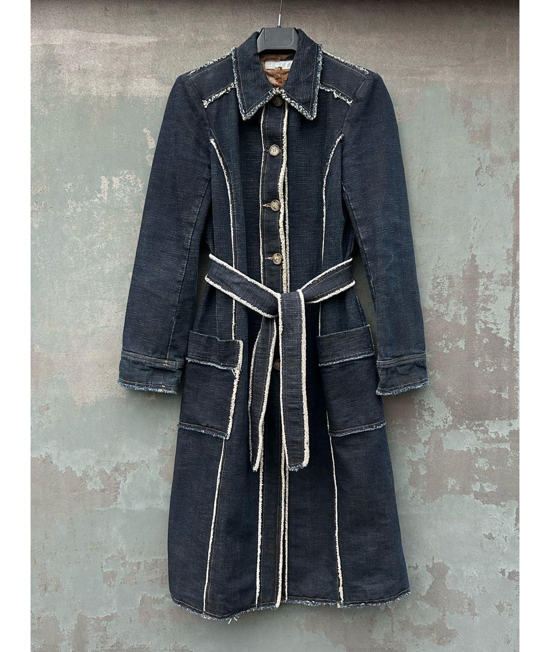 ICEBERG Черное хлопковое пальто, фото 2