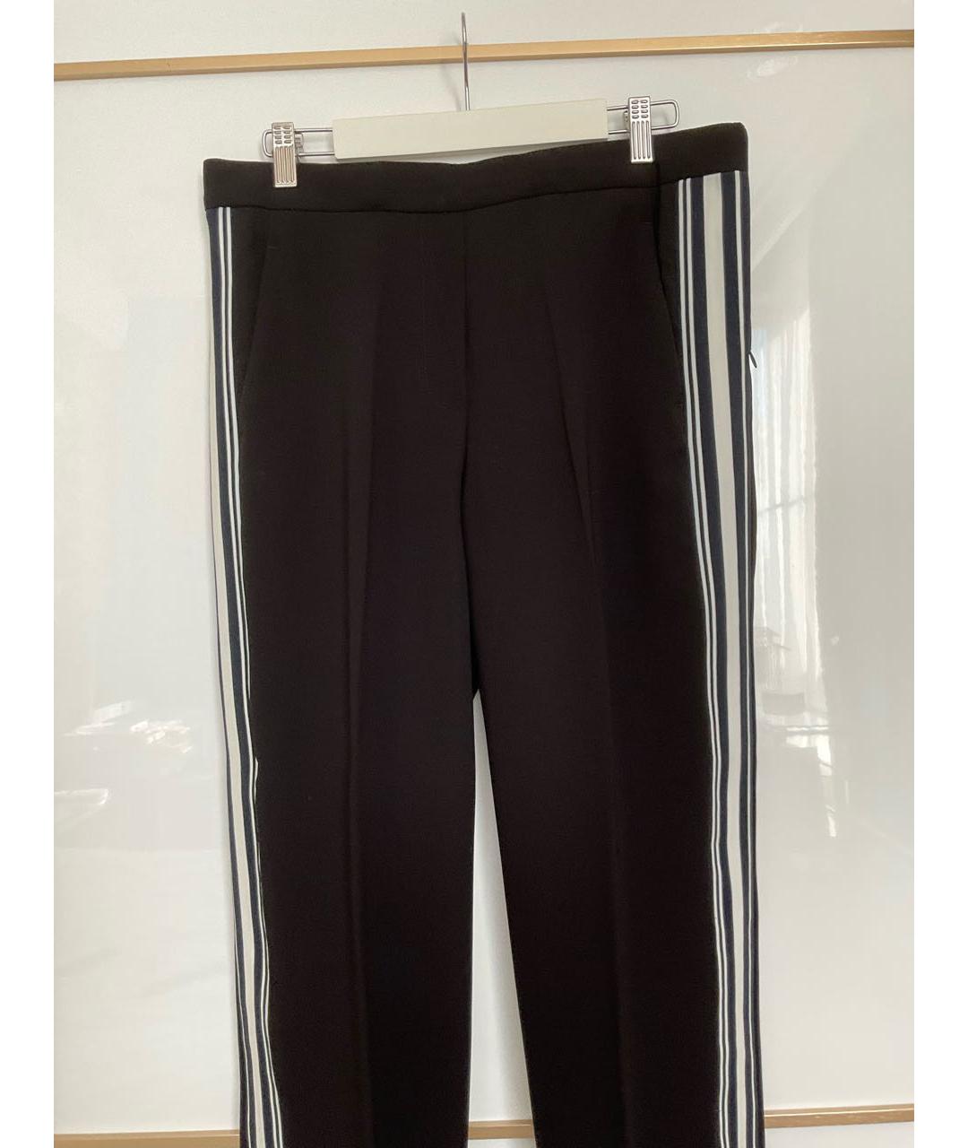 NEIL BARRETT Черные полиэстеровые брюки широкие, фото 2