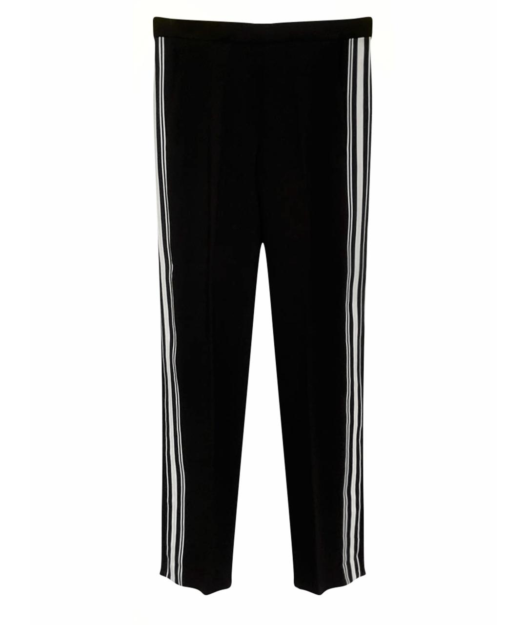 NEIL BARRETT Черные полиэстеровые брюки широкие, фото 1