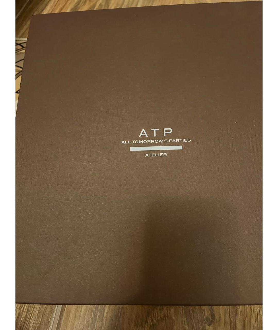 ATP ATELIER Коричневые кожаные лоферы, фото 8