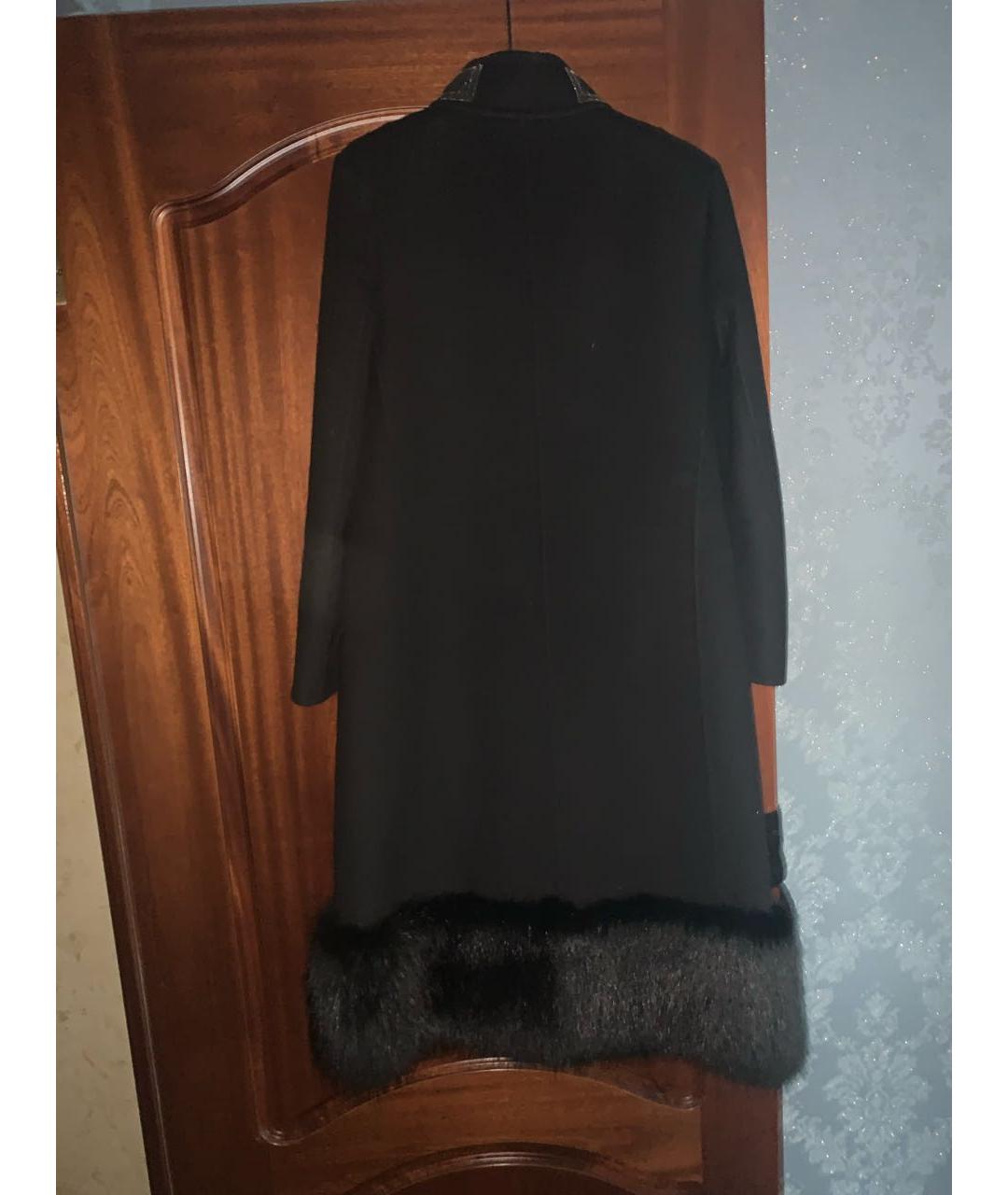 ERMANNO SCERVINO Черное кашемировое пальто, фото 2
