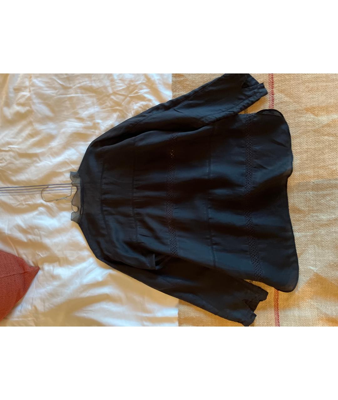 ISABEL MARANT Черная хлопковая блузы, фото 2