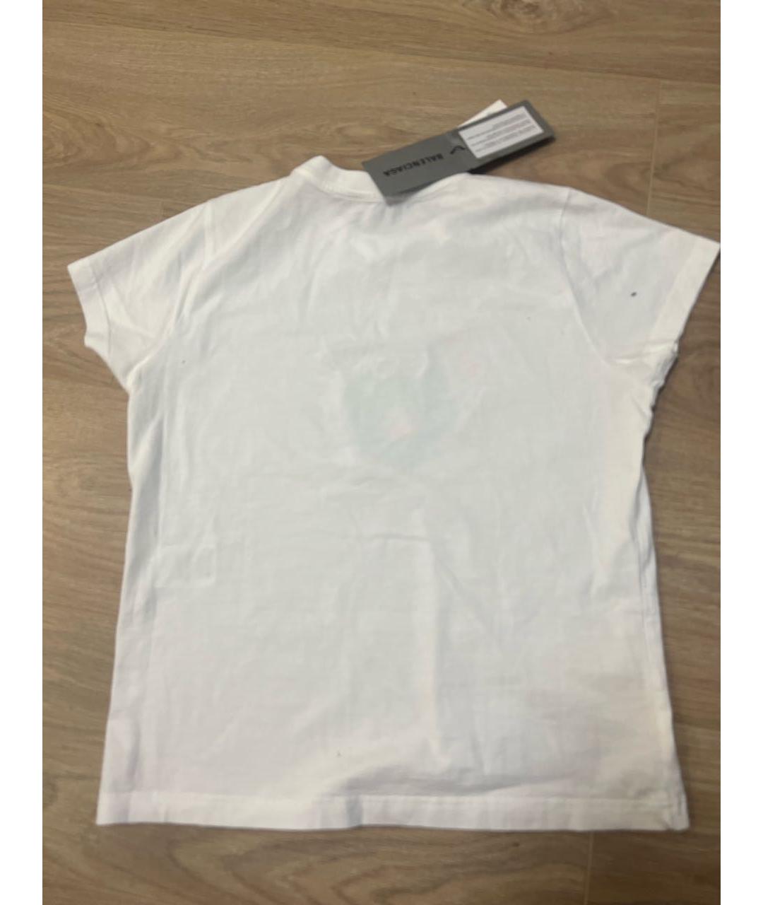 BALENCIAGA Белый хлопковый детская футболка / топ, фото 2